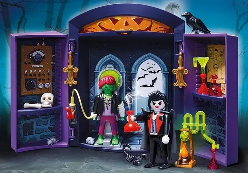 Playmobil Cofre Casa Encantada De Vampiros Original 5638