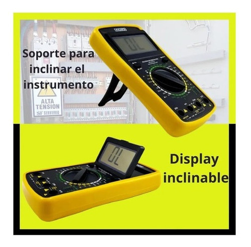 Imagen 4 de 6 de Tester Multimetro Digital Data Hold Pro Barovo