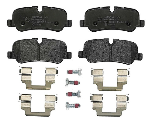 1 Jgo Balatas Semimetalicas (t) Brembo Lr4 10/16