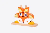 Comprar Juguete De Madera Para Bebes Bloques Zorro Classic World Cantidad De Piezas 24