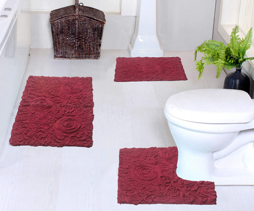 Bell Flower Collection Tapete Baño Capitone 100% 3