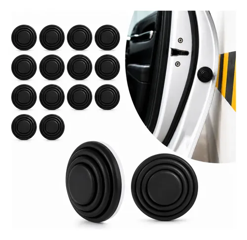 Kit 14x Botão Adesivo Protetor Anti Impacto Porta Do Carro