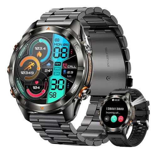 Reloj Inteligente Hombre Deportivo Impermeable 1.46'' Smartw