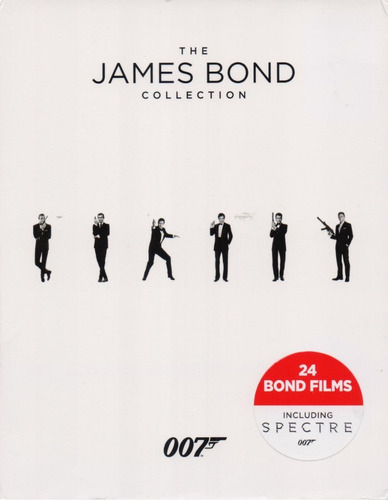 The James Bond 007 Collection Boxset 24 Peliculas Blu-ray