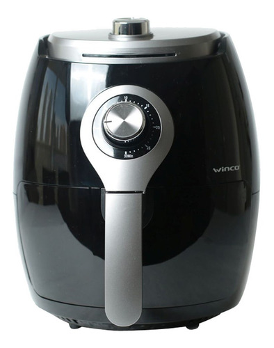 Freidora Sin Aceite Aire Caliente Airfryer Winco W130 2,5lts Color Negro