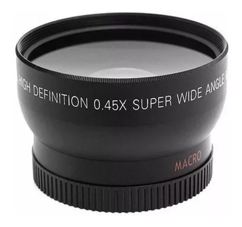 Lente Optico Gran Angular 52mm 0.45x Macro Canon Nikon Sony