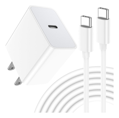 Cargador Rapido Usb C De 25 W Para iPhone 15 Pro/max, iPad A