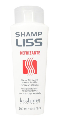 Shampoo Shamp Liss Desfrizante Mantenimiento Alisado 300ml