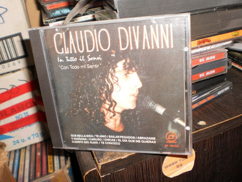 Claudio Divanni -con Todo Mi Sentir -cd Garantia 235 -