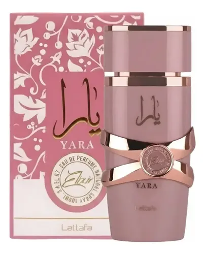 Perfume Lattafa Yara Elixir Feminino Eau de Parfum de Morango e Caramelo, 100 ml - R$ 194