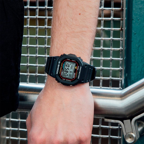 Reloj Casio G-Shock DW-5600RL-1D correa negra, bisel negro