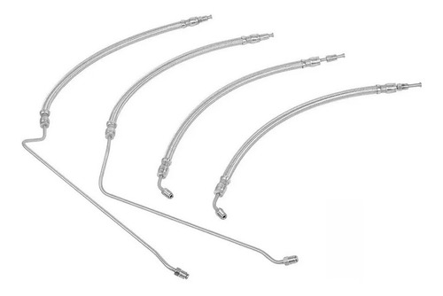 Tubulação Mangueiras Inox Power Trim Mercruiser Alpha G 1 2 Prateado