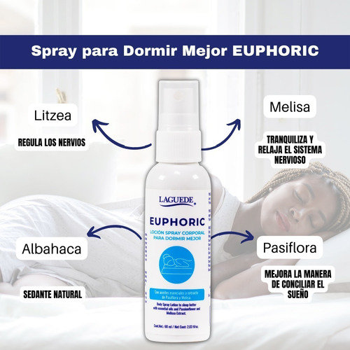 Spray Escencia Eucalípto Aromaterapia Dormirmejor By Laguede