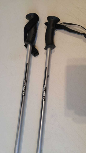 Bastones Aluminio Ski De Nieve Freeride Bastón Esqui Unisex