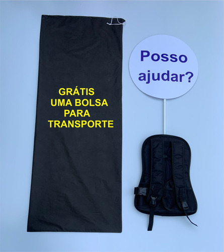 5 Mochilas Pirulito Com Placas Personalizadas