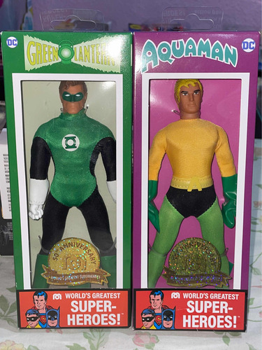 Mego Héroes Dc, Green Lantern, Aquaman Figuras De Acción