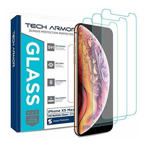 Para iPhone XS Max Protector De Pantalla De Vidrio Balístic