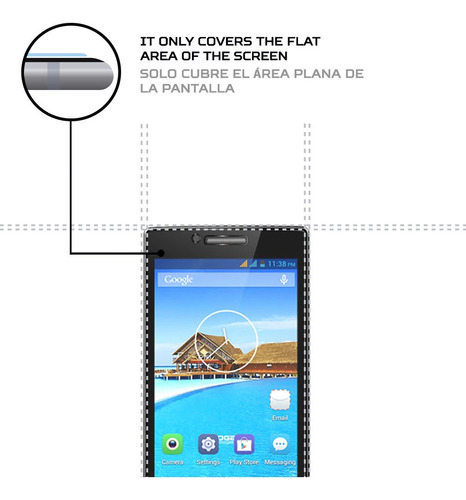 Protector Mica Pantalla Para Doogee Latte Dg450