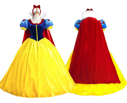 Dress Adult Cosplay Dress Cinderella Costume Snow Princess