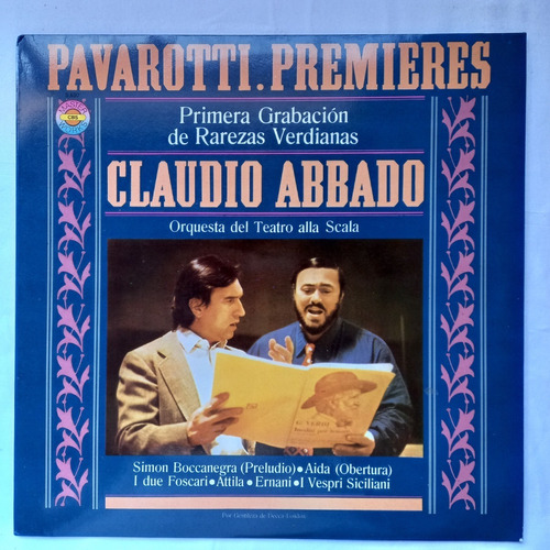 Pavarotti Premieres Claudio Abbado Rarezas Vinilo / Kktus