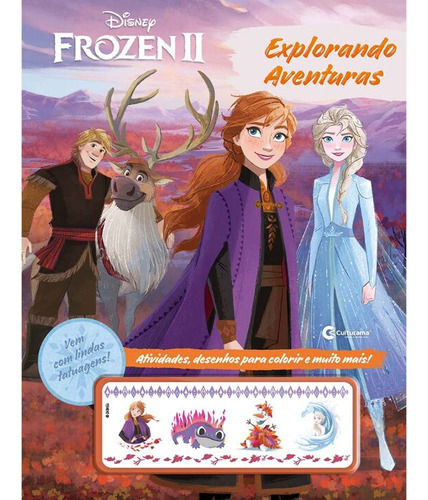 Libro Explorando Aventuras Frozen 2 Com Tatuagens De Rodrigu
