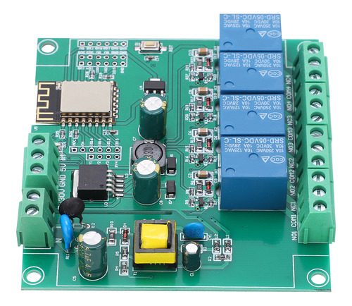 Módulo De Relé Wifi De 4 Canales, Placa De Desarrollo Esp826