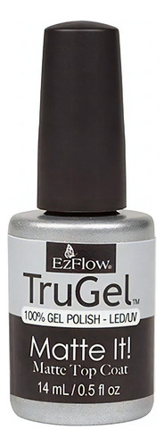 Esmalte Semipermanente Top Coat Matte It Trugel Ezflow Mate