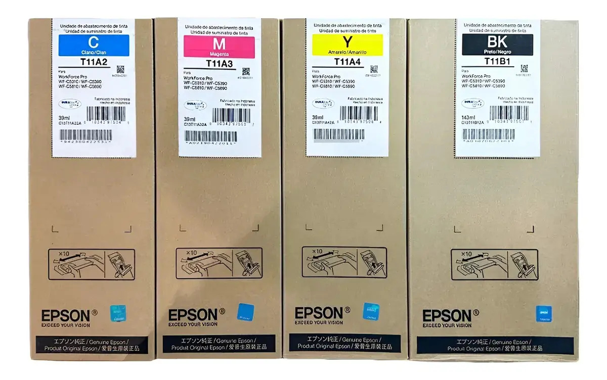 Kit 4 Tintas Epson T11