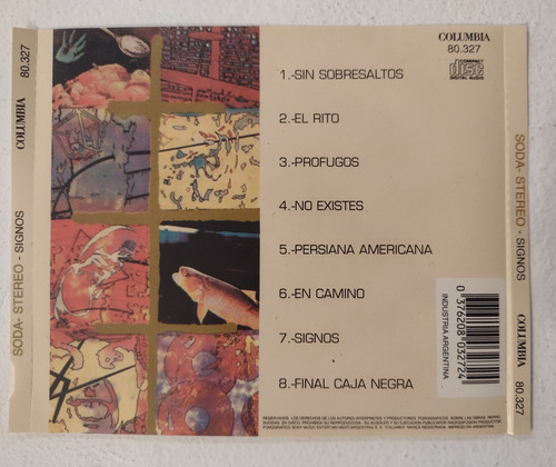 Soda Stereo Signos - 2° Edicion Master Original. (Usado)