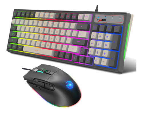 Keyboard Suit Wired Key Hxsj Gaming Keys Conflict