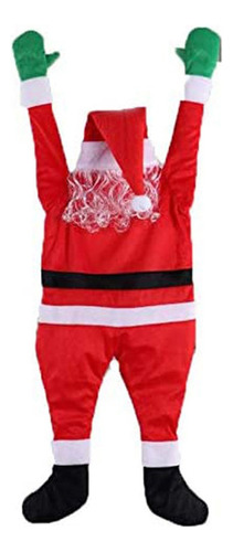 - Decoración Navideña De Papá Noel For Adornos De Ventanas