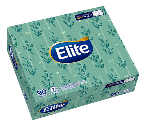 Pañuelos Descartables Elite Box 90 - 10 Cajas De 90 Pañuelos