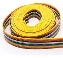 Comprar 4 Metros Cable Plano 14 Vias Color Pines Flat Conductores