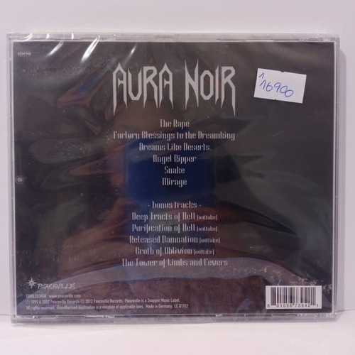 Aura Noir Dreams Like Deserts Cd Nuevo Eu Musicovinyl