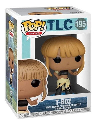 Figura Funko Pop! Rocks T-boz 195 Tlc Colección Band