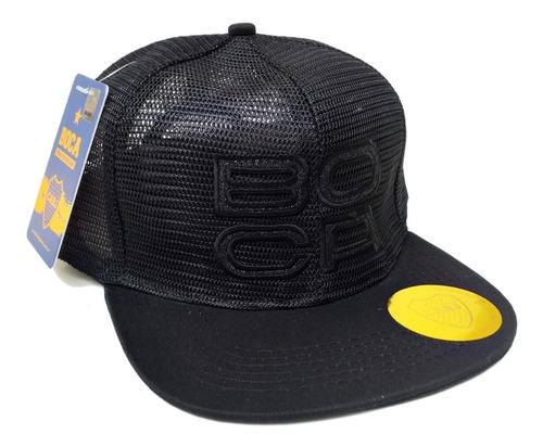 Gorra Visera Plana C/glitter Boca Juniors Bj703d Lic Oficial