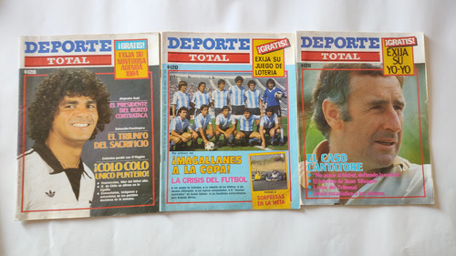 3 Revistas Deporte Total N°142-149-150 (ee438 (Usado)