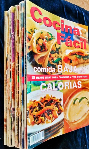 P-1b 20 Revistas Diferente Cocina Fácil Editada Por Televisa