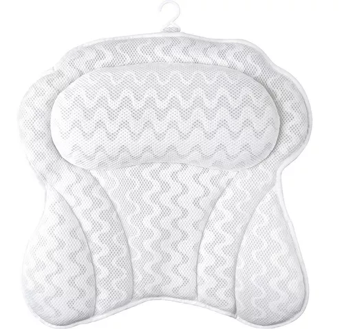 1pc Almohada De Baño Almohada De Bañera, Almohadas De Baño De Lujo Para  Soporte De Cuello Y Espalda, Almohada De Bañera Reposacabezas Con Tela  Suave 4