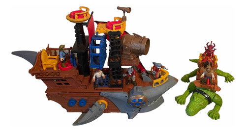 Imaginext Barco Pirata De Tiburón