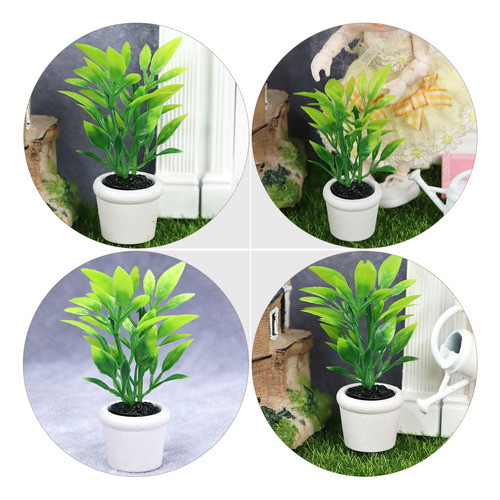 Minicasa De Bonsái Artificial Con Decoración De Casa En Mace