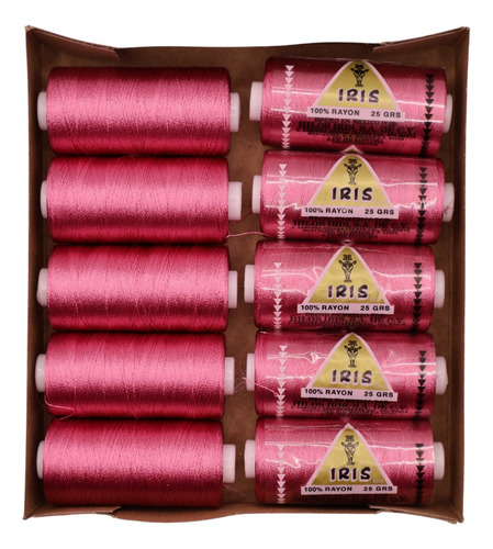 Caja Seda Amarilla Hilosiris (caja Con 10 Tubos De 25gr C/u) 1009