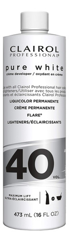 Clairol Soja 4plex Blanco Puro Creme Desarrollador 40volumen