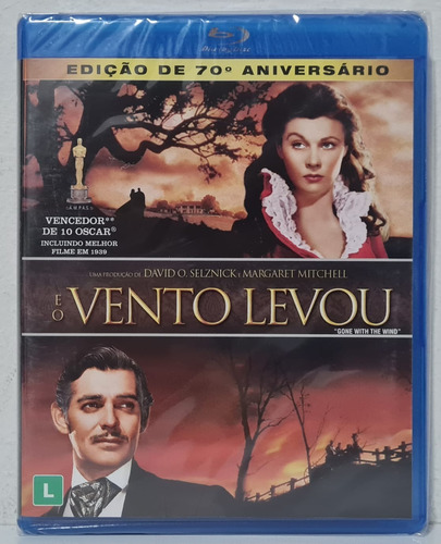 Blu-ray E O Vento Levou - Edição De 70° Aniversário /lacrado