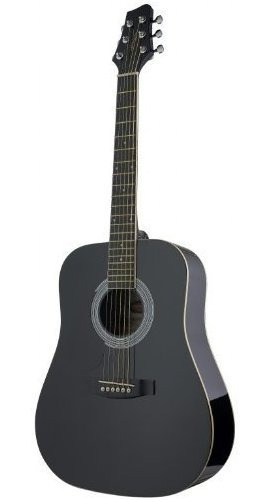 Guitarra Acustica Para Zurdo 3 4 Color Negro