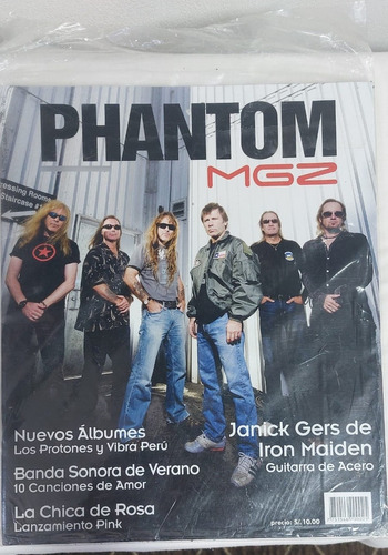 Revista Phantom Mgz - Iron Maiden