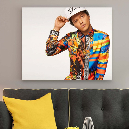 Cuadro Decorativo 40 X 32 Bruno Mars   1