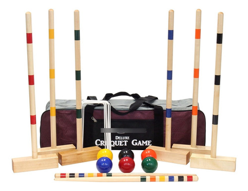 Family Traditions Juego Croquet Para 6 Jugador Bolsa