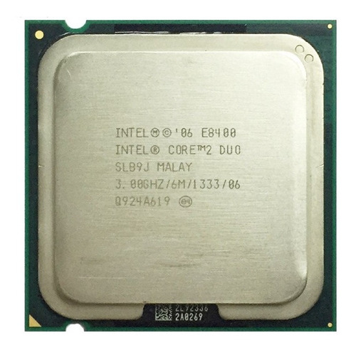 Imagem 1 de 3 de Core 2 Duo E8400 Lga 775 3ghz 6mb Intel 945 G31 G41 G45 G965