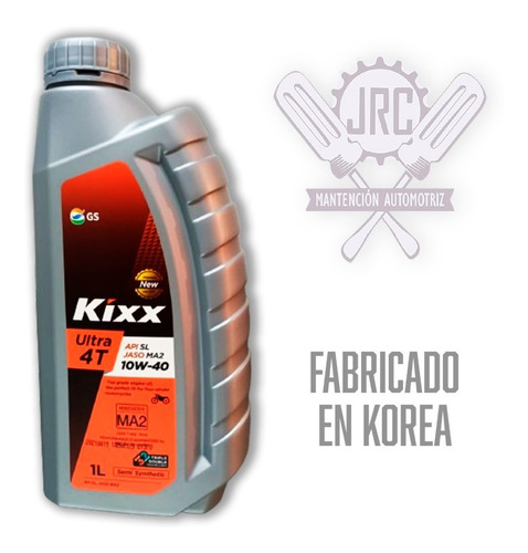 Aceite 10w40 Motos 4 Tiempos Kixx Coreano